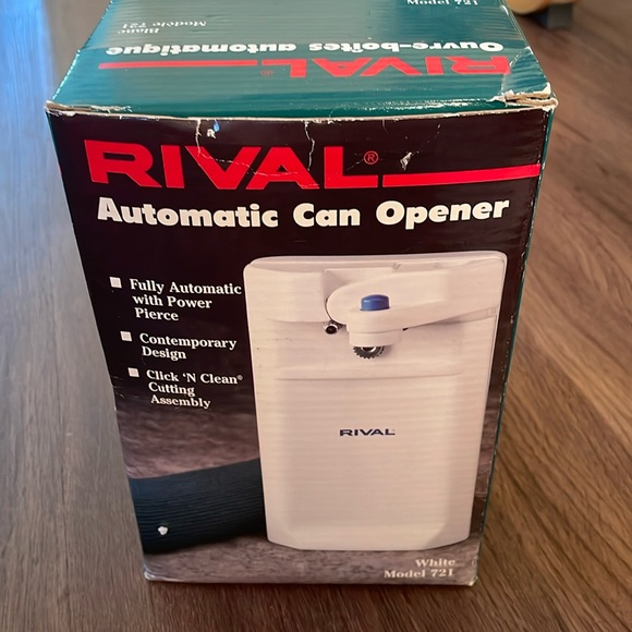 Rival Automatic Can Opener White Model NWOT - Picture 1 of 2